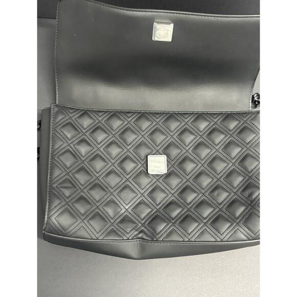 Tory Burch Fleming Matte Shoulder Bag - Black - Picture 4 of 16